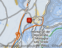 Mappa: Freibad Auer / Piscina di Ora