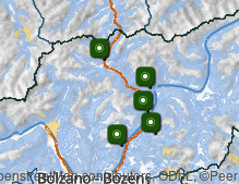 Karte: Eisacktal - Wipptal