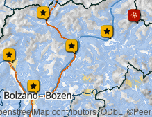 Mappa: Eventi top in Alto Adige