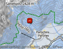 Mappa: Radtour zur Apfelblüte im Meraner Land