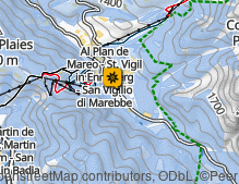 Karte: Naturparkhaus Fanes-Sennes-Prags / Centro visite Parco Naturale Fanes Sennes Braies