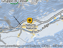 Map: Naturparkhaus Texelgruppe / Centro visite Parco Naturale Gruppo di Tessa