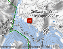 Mappa: Radtour über den Jaufen von Sterzing nach Meran