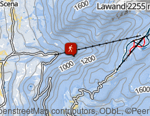 Map: Wanderung von Hafling zur Moschwald Alm