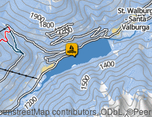 Map: Zoggler Stausee / Lago di Zoccolo