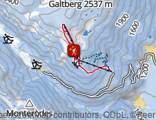 Map: Winterwanderweg am Watles