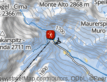 Map: Am Ridnauner Winterwanderweg