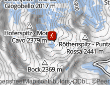 Karte: Wanderung zu den Steinwandseen
