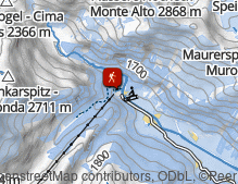 Karte: Wanderung an der Oberen Erzstraße
