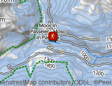 Map: Wanderung am Passeirer Schluchtenweg