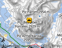 Karte: Piz Conturines