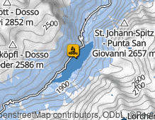 Mappa: Zufrittsee / Lago di Gioveretto
