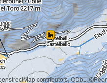 Map: Schloss Kastelbell / Castello di Castelbello