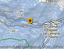 Mappa: Passerschlucht / Gola del Passirio