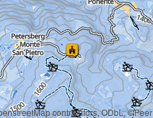 Map: Wallfahrtskirche Maria Weißenstein / Santuario di Pietralba