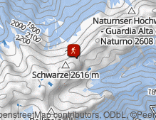 Map: Wanderung zu den Falkomai Almen