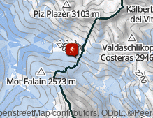 Karte: Wanderung durch das Avignatal zum S-charl-Joch