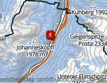 Karte: Von der Wolfenkapelle zur Zirogalm Enzianhütte