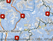 Mappa: Piste per slittini su rotaie e Alpine Coaster