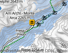 Map: Klimastollen Prettau