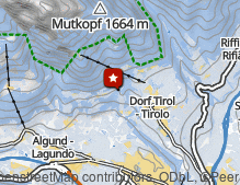 Karte: Pflegezentrum für Vogelfauna Schloss Tirol / Centro Recupero Avifauna Castel Tirolo
