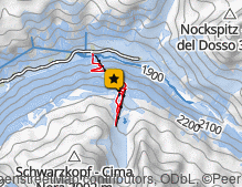 Karte: Sternwarte Maseben / Osservatorio astronomico Maseben