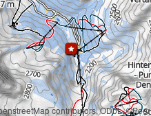 Mappa: Bärenbad Sulden / Bagno degli Orsi a Solda