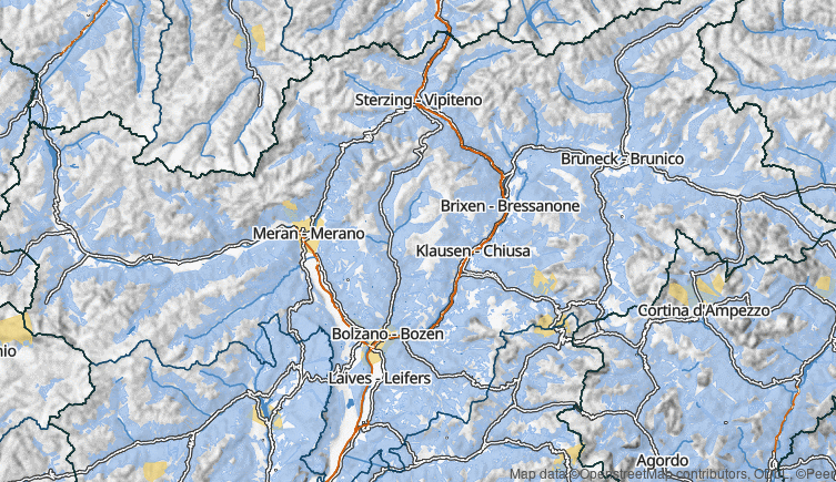 Mappa: Alto Adige