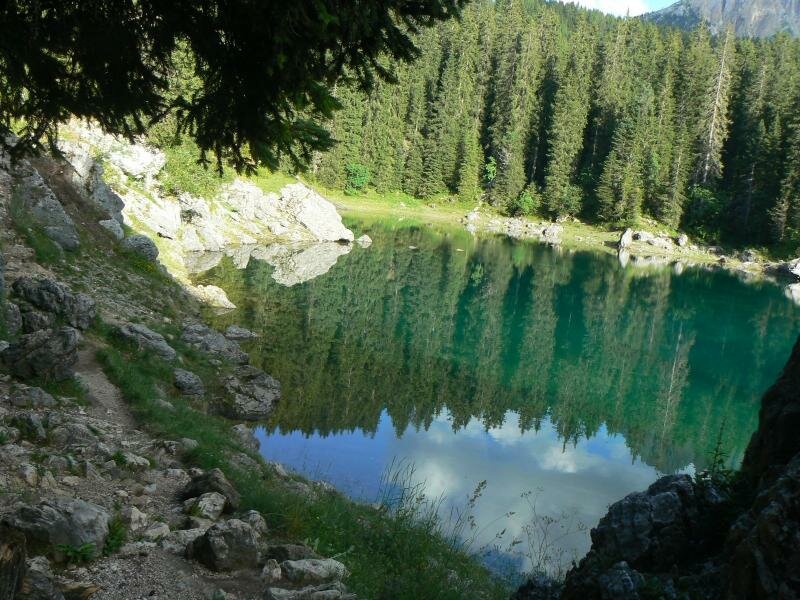 Lago Di Carezza Alto Adige Provincia Di Bolzano