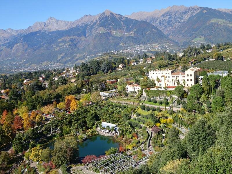 Botanische Garten Von Schloss Trauttmansdorff Meran Sudtirol