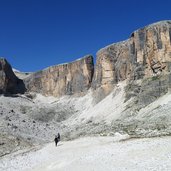 vallon blick auf sella boe seekofel