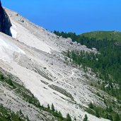 weg A mit col de mesdi unter langkofel