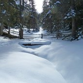 verschneite landschaft monte pana