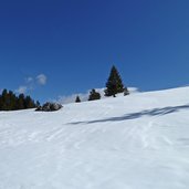 schneefeld auf seiser alm