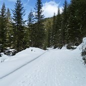 seiser alm weg durch jendertal nach monte pana