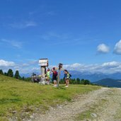 wanderer unter dem col da lech