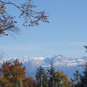 Rainguthof Gfrill Tisens Ausblick Rosengarten