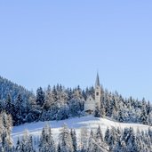 Knappenkapelle St Magdalena in Ridnaun winter