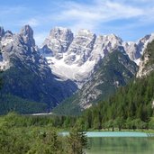 RS duerrensee lago di landro dahinter monte cristallo