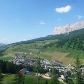 RS san cassiano st kassian von kabinenbahn piz sorega aus