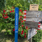 marterloch hinweisschild afing