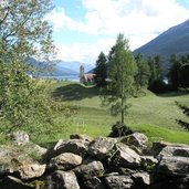 Etschquelle Rundweg Kirchlein Reschensee