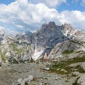 huettenwanderung im drei zinnen gebiet buellele joch forcella pian di cengia