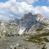 huettenwanderung im drei zinnen gebiet buellele joch forcella pian di cengia