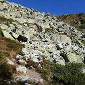 heidelandschaft und geroell am rotenstein hoehenweg herbst