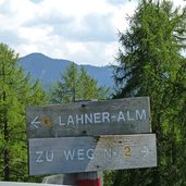 aldein almen wanderwege wegweiser