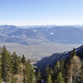 Ueberetscherhuette Aussicht aufs Unterland