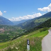 aussicht von parnetz auf laas umgebung fr