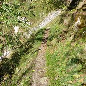 abstieg von tabland sonnenberg zum partschinser wasserfall