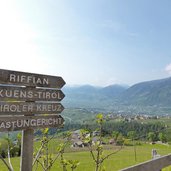 hoefe oberhalb von kuens wegweiser